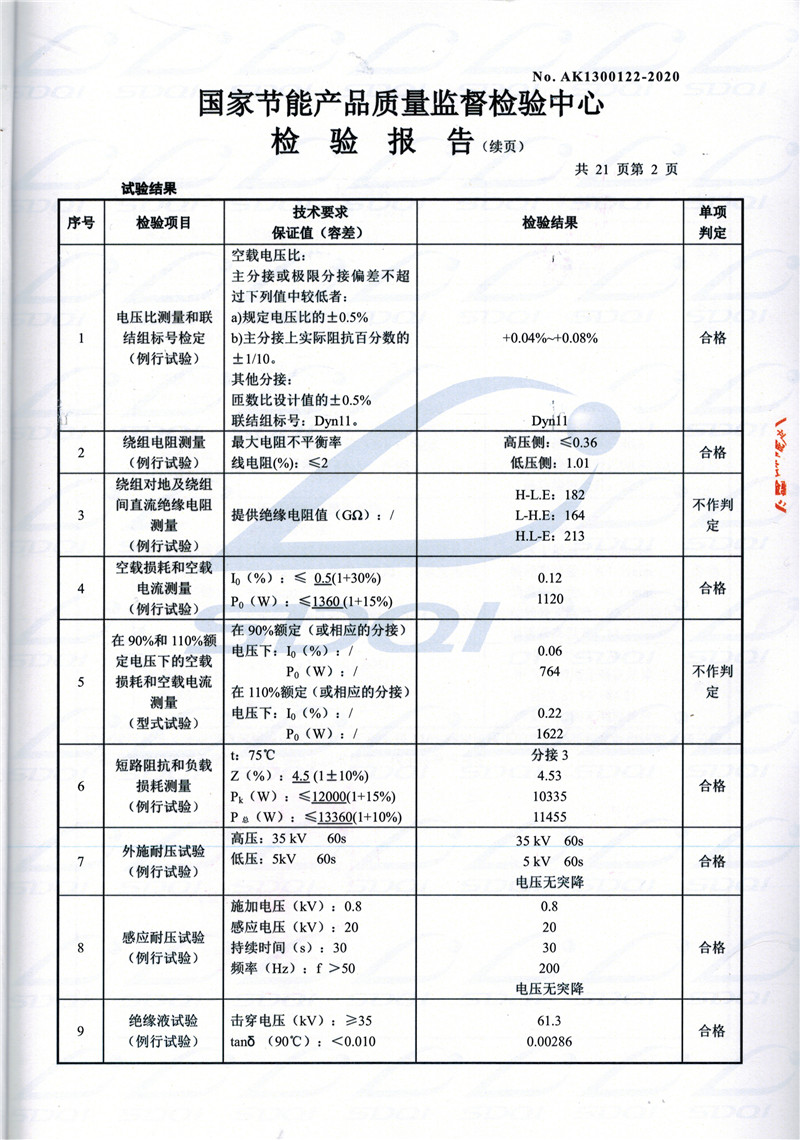 高低压试验报告-S11-1250阳江阳江阳江油浸式变压器-2.jpg